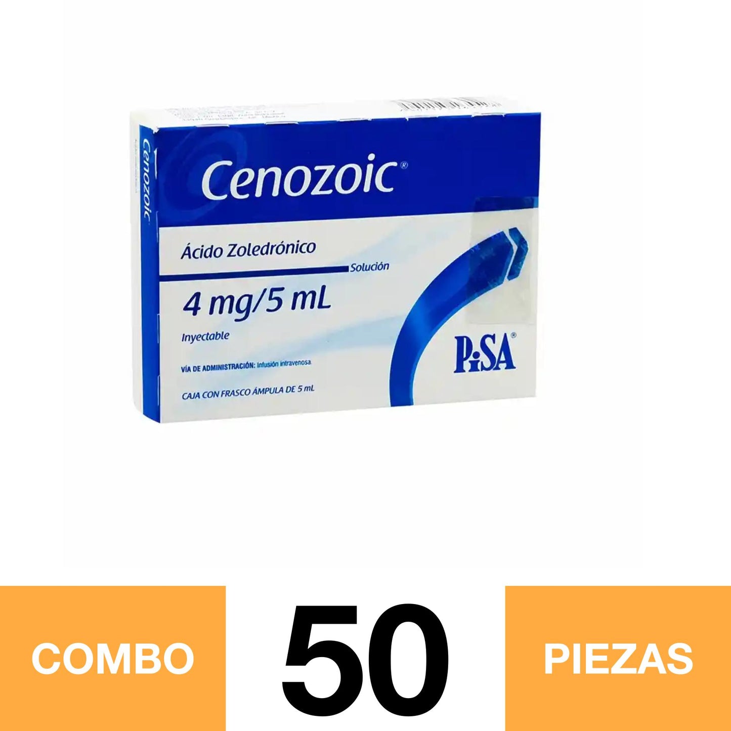 ÁCIDO ZOLEDRÓNICO 4 MG/5 ML INY. (COMBO 50PZA)📦