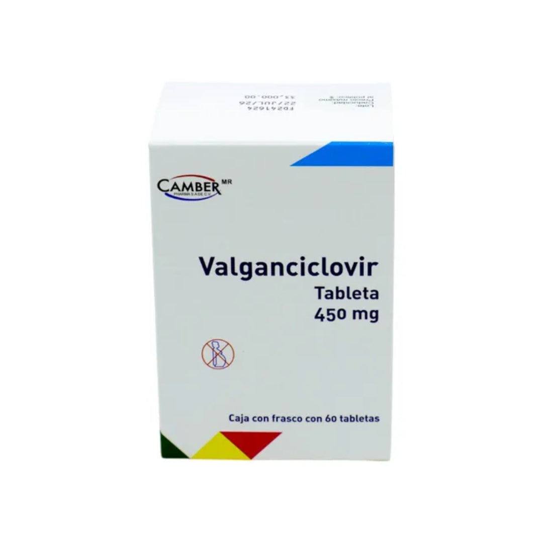 VALGANCICLOVIR 450 MG 60 TABS