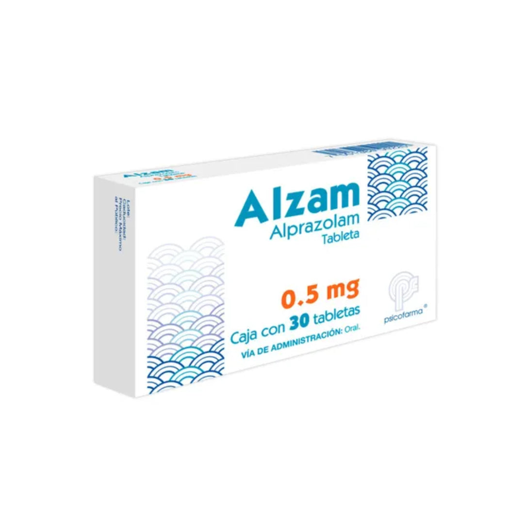 ALZAM 0.50 MG 30 TABLETAS
