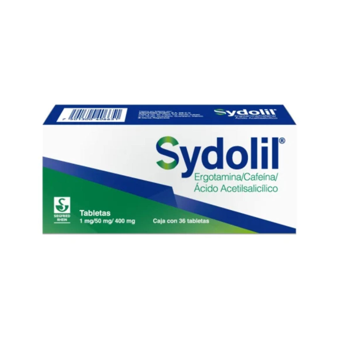 SYDOLIL 1/50/400 MG 36 TABLETAS