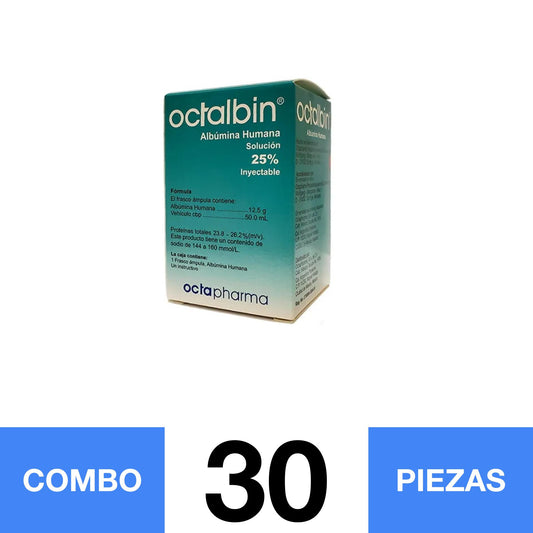 OCTALBIN SOL. INY. 25%. (COMBO 30 PZA)📦