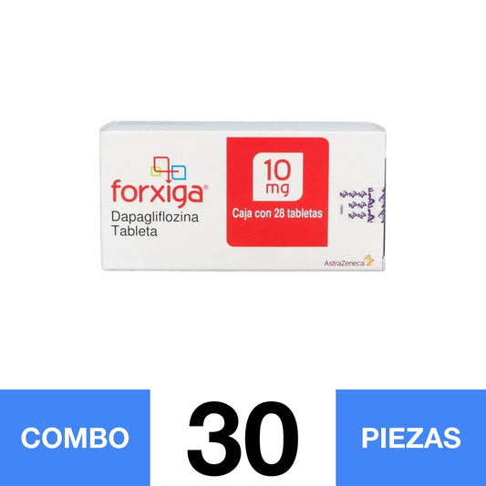 FORXIGA 28 TABS 10 MG. (COMBO 30 PZA)??