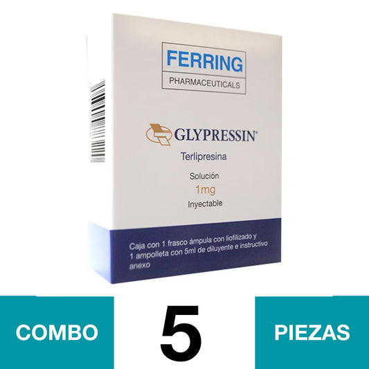 GLYPRESSIN 1MG 1 FAM C/5ML. (COMBO 5 PZA)📦