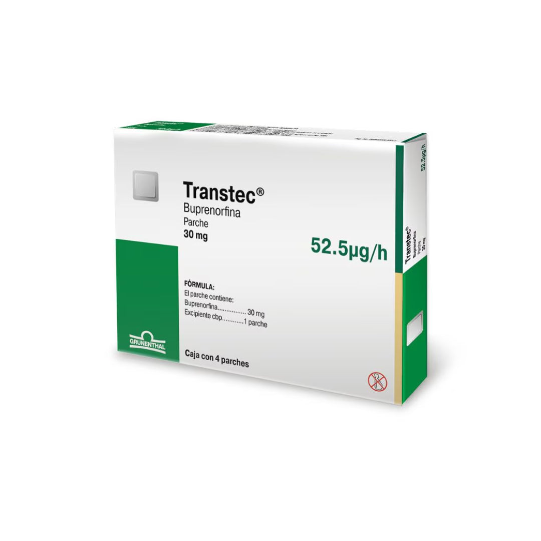 TRANSTEC 30MG PCHES CAJ C/4