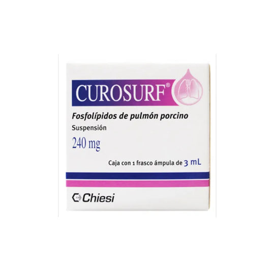 CUROSURF 240 MG CAJA FCO CON 3 ML