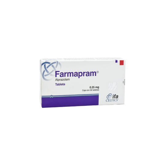 FARMAPRAM 0.25 MG 30 TABLETAS
